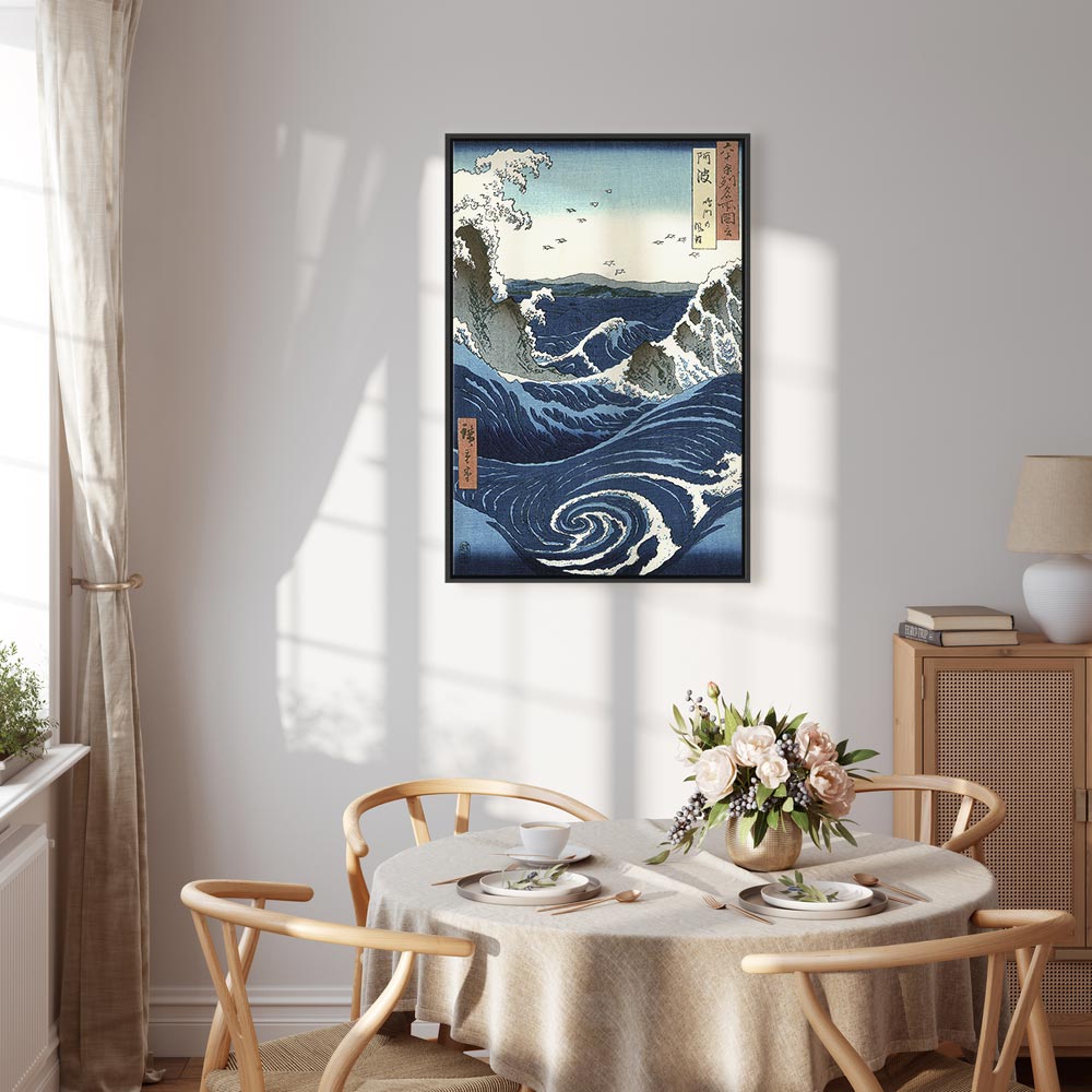 Canvas Print Naruto whirlpools view - Reproduction