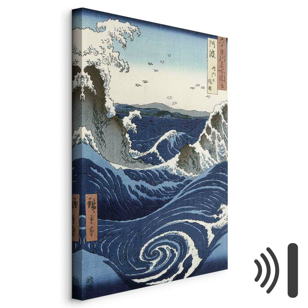 Naruto Whirlpools Japanese Seascape Classic Canvas Print
