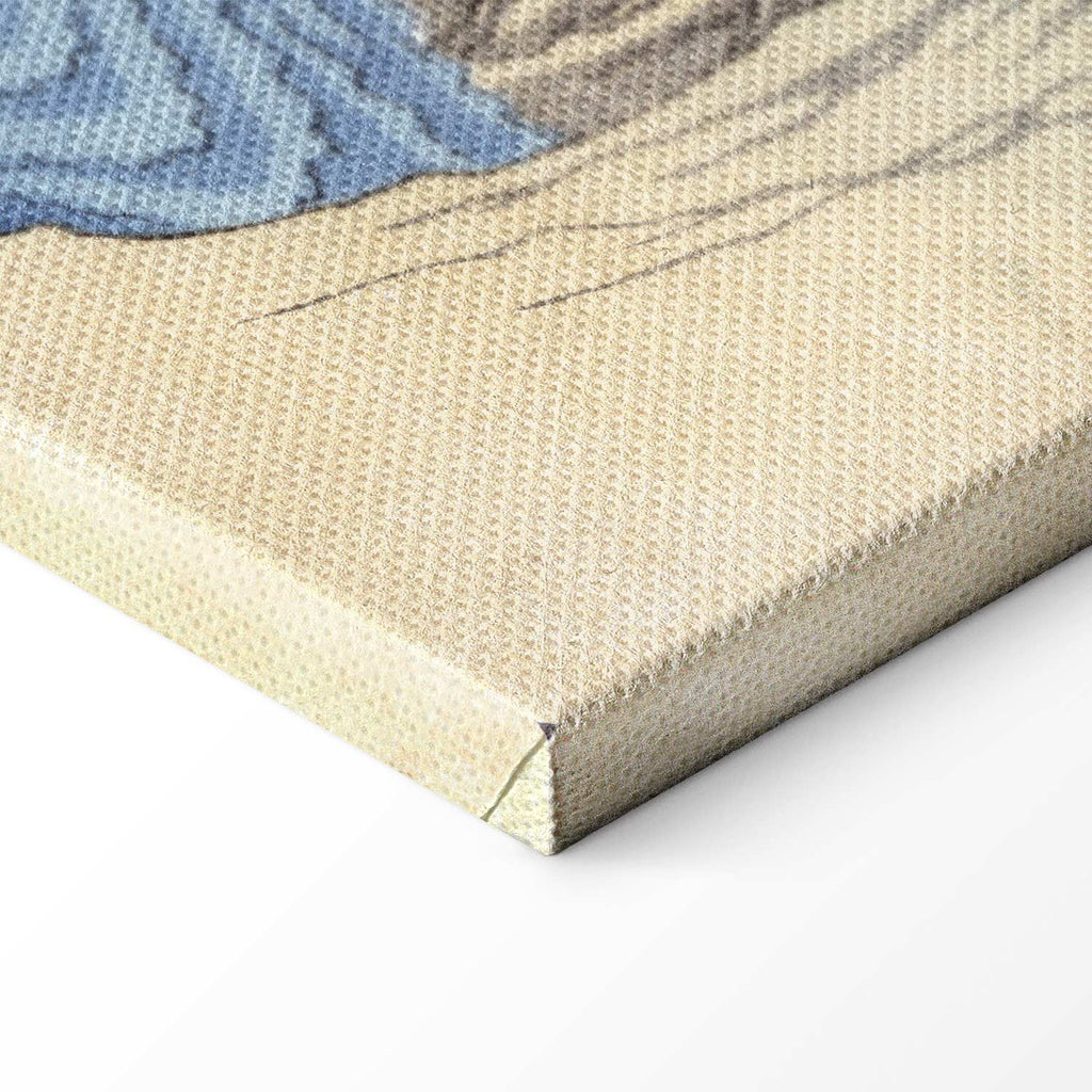 Kai Province Monkey Bridge Japanese Landscape Canvas Print