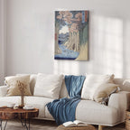 Canvas Print - The Monkey Bridge, Kai Province (Grey, Blue, Brown, White)