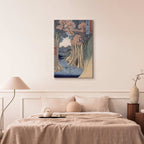 Kai Province Monkey Bridge Japanese Landscape Canvas Print