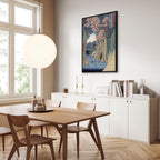 Canvas Print - The Monkey Bridge, Kai Province (Grey, Blue, Brown, White)