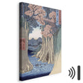 Kai Province Monkey Bridge Japanese Landscape Canvas Print