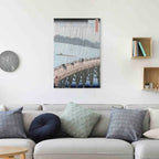 Canvas Print: Sudden Shower over Shin-Ohashi Bridge by Hiroshige