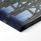 Sudden Shower Bridge Scene Classic Canvas Print