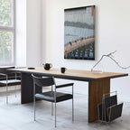 Sudden Shower Bridge Scene Classic Canvas Print