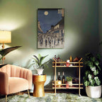 Canvas Print Night View of Saruwaka Street