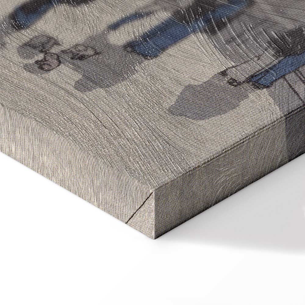 Saruwaka Street Night Scene Classic Canvas Print