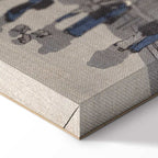 Saruwaka Street Night Scene Classic Canvas Print