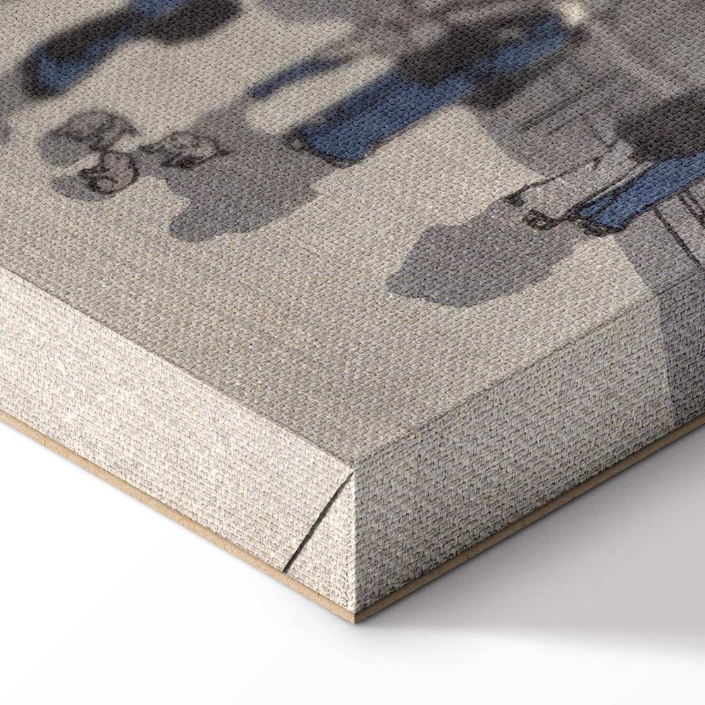 Saruwaka Street Night Scene Classic Canvas Print