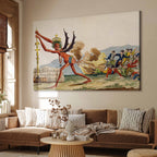 English Government Satire Classic DIY Large Canvas Print