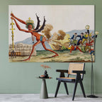 English Government Satire Classic DIY Large Canvas Print