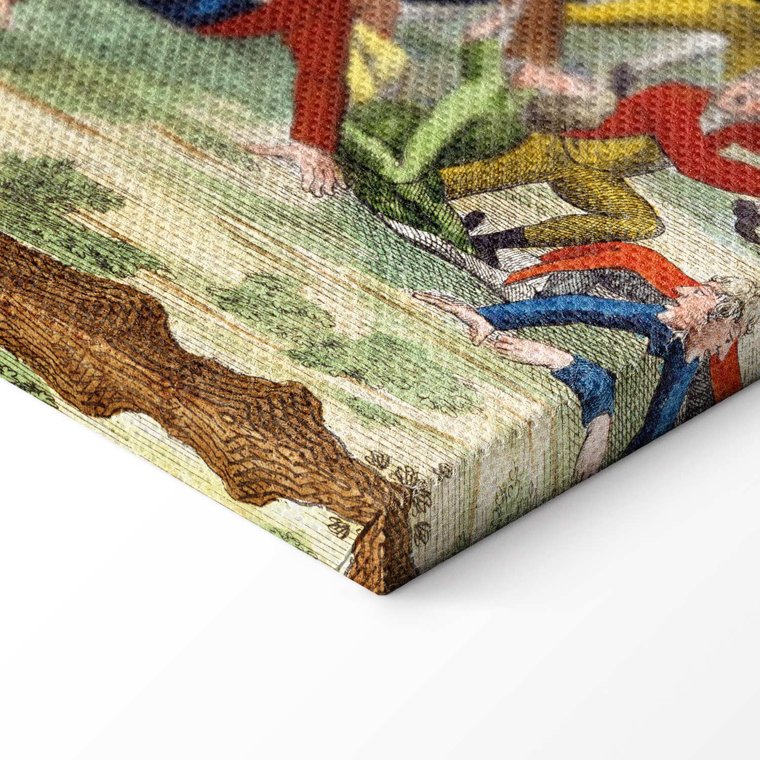 English Government Satirical Classic Canvas Print