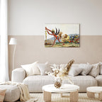 Leinwanddruck Karikatur der englischen Regierung (Jacques-Louis David)