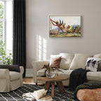 Leinwanddruck Karikatur der englischen Regierung (Jacques-Louis David)