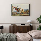 Leinwanddruck Karikatur der englischen Regierung (Jacques-Louis David)