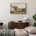 Leinwanddruck Karikatur der englischen Regierung (Jacques-Louis David)