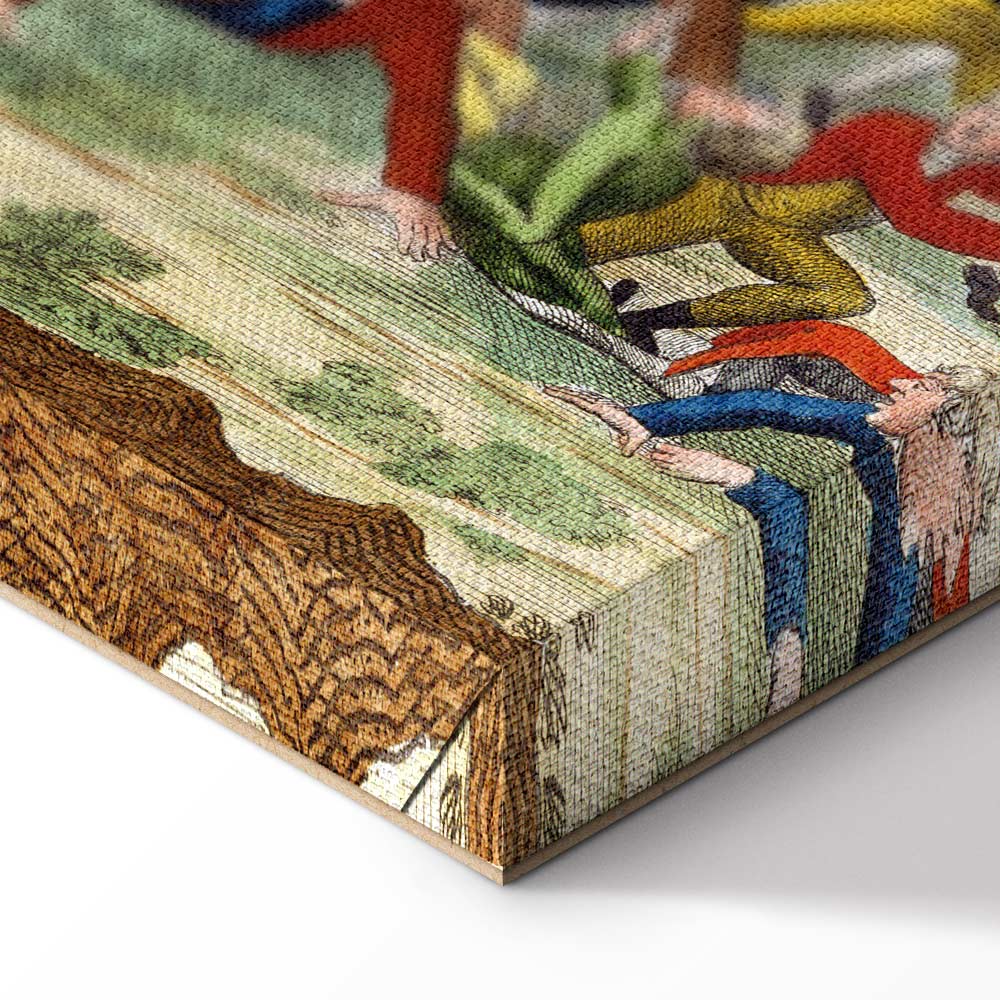 English Government Satirical Classic Canvas Print