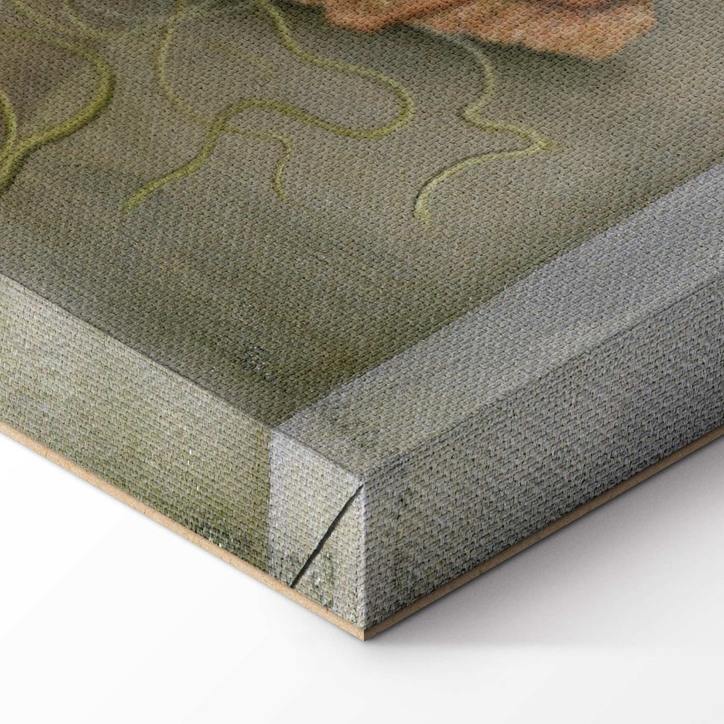 Frida Kahlo Surrealist Bath Scene Canvas Print