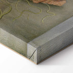 Frida Kahlo Surrealist Bath Scene Canvas Print