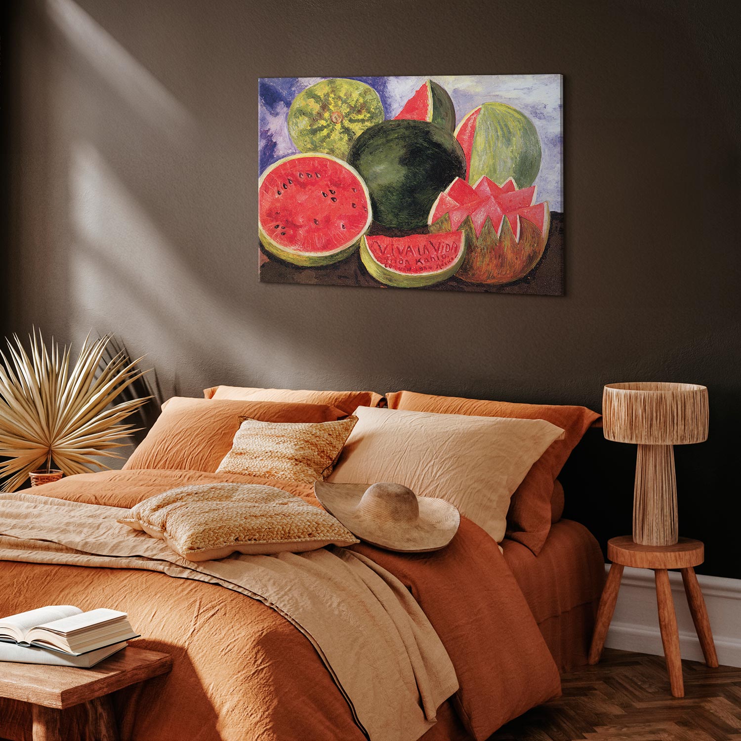 Frida Kahlo Viva la Vida Reproduction Canvas Print