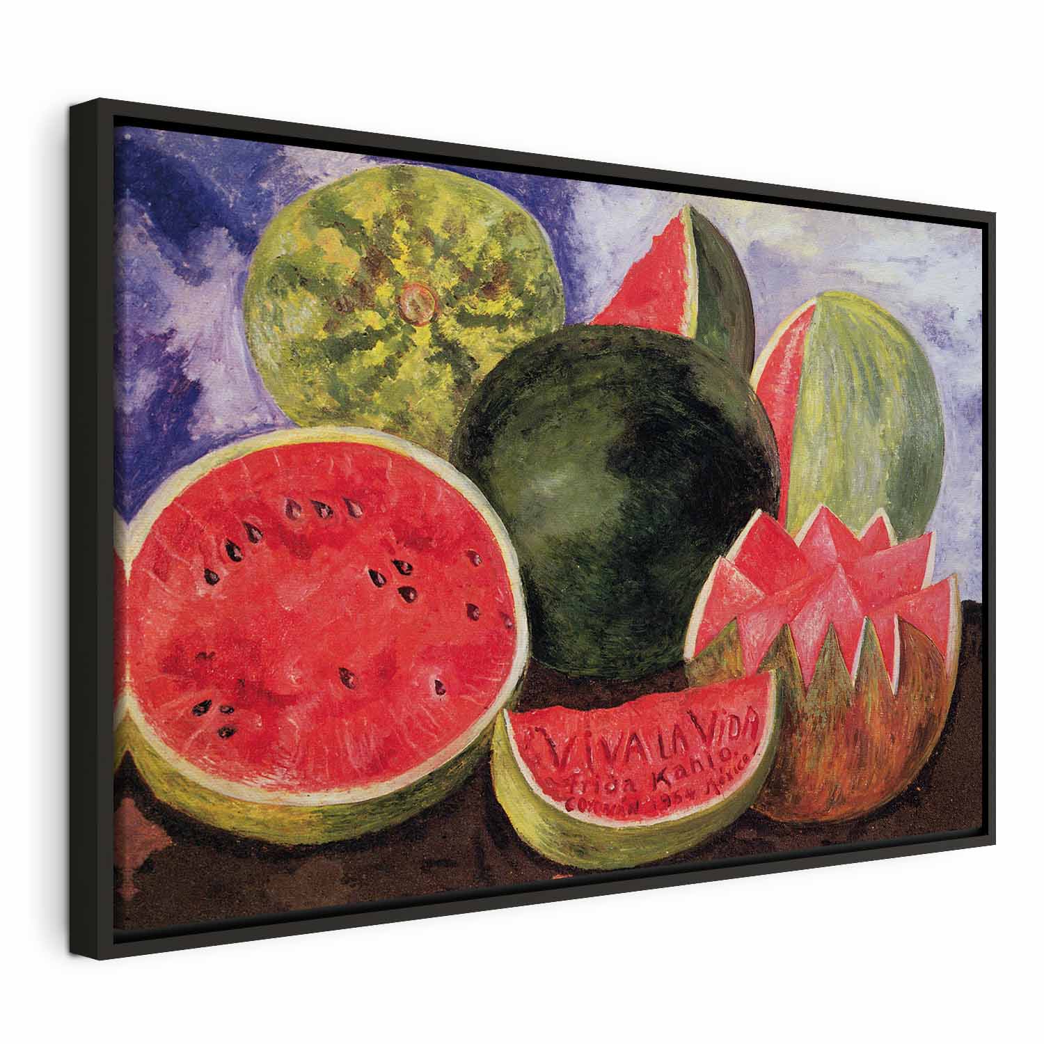 Frida Kahlo Viva la Vida Reproduction Canvas Print