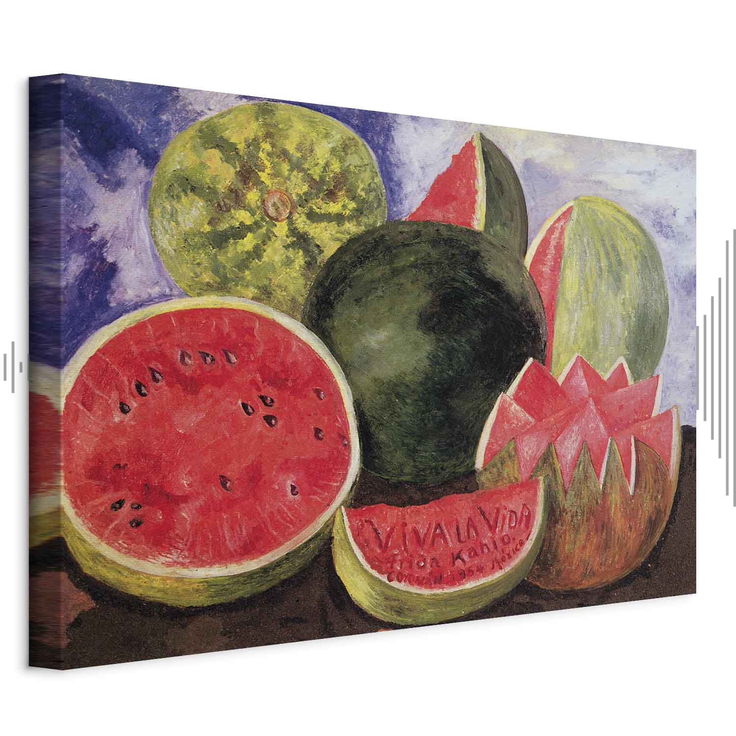 Frida Kahlo Viva la Vida Reproduction Canvas Print