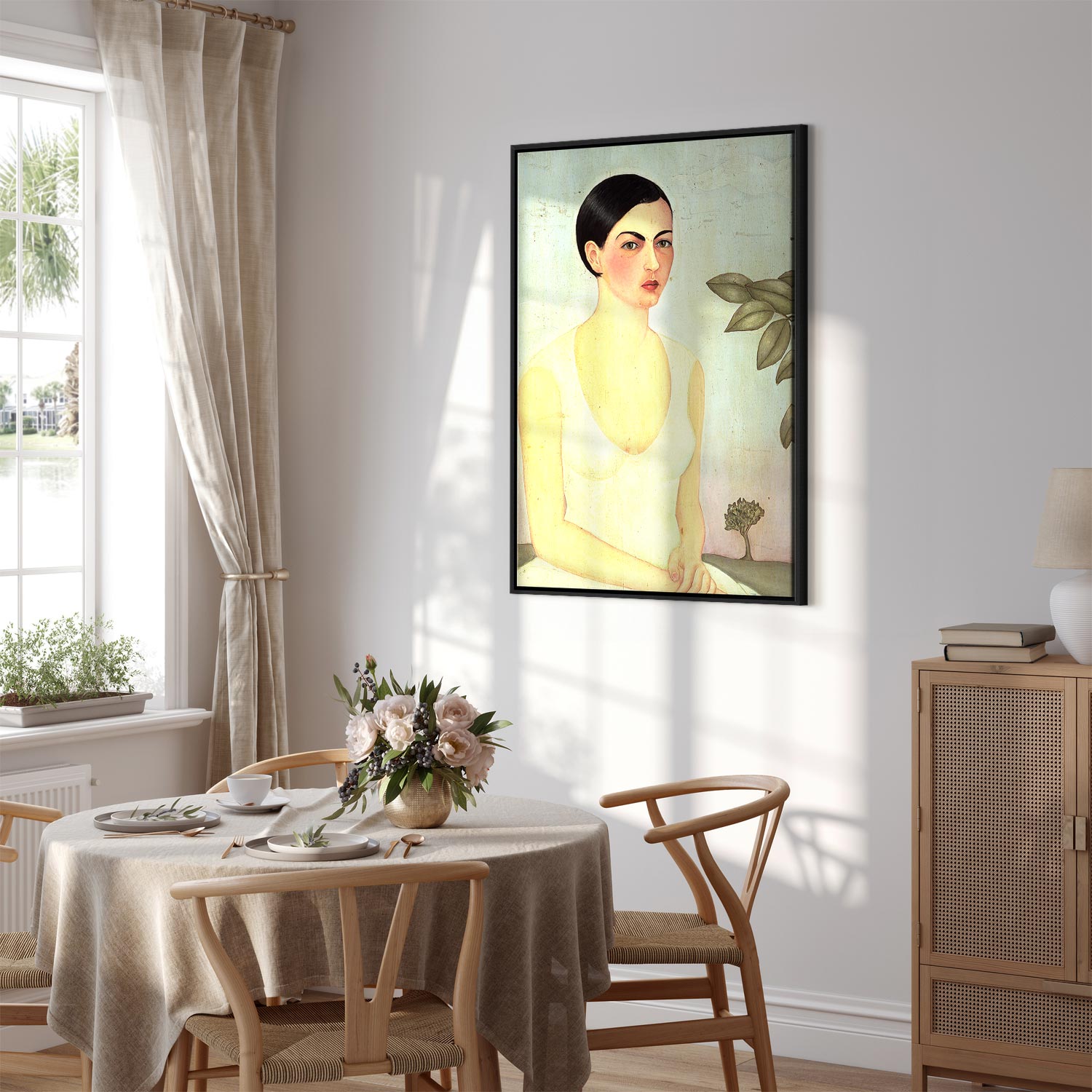 Frida Kahlo The White Lady Classic Canvas Print