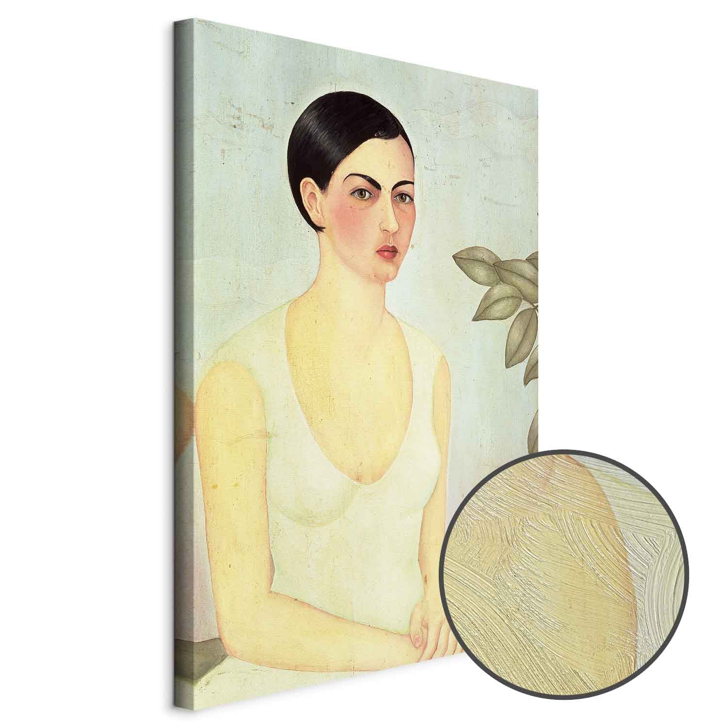 Frida Kahlo The White Lady Classic Canvas Print
