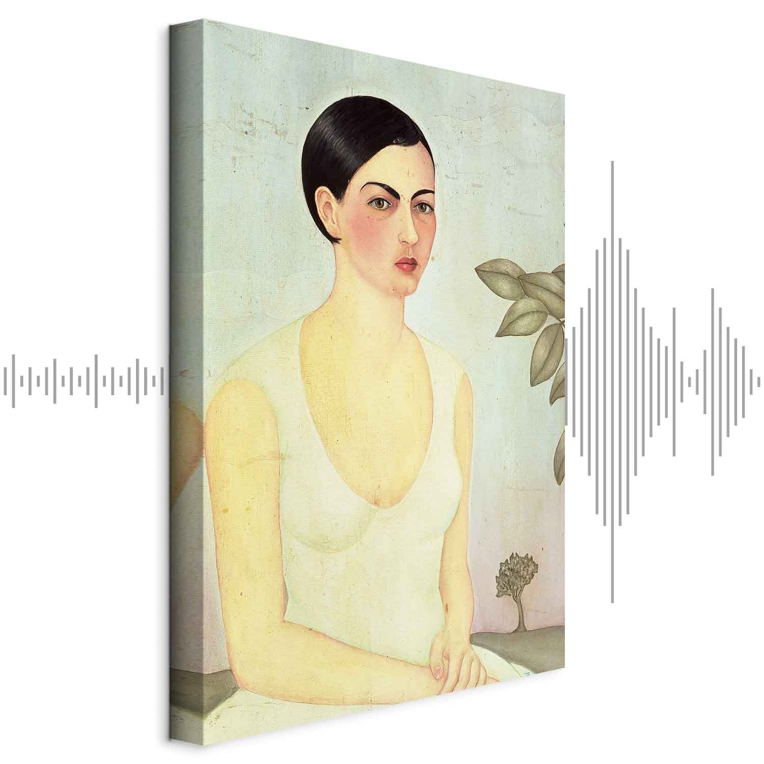 Frida Kahlo The White Lady Classic Canvas Print