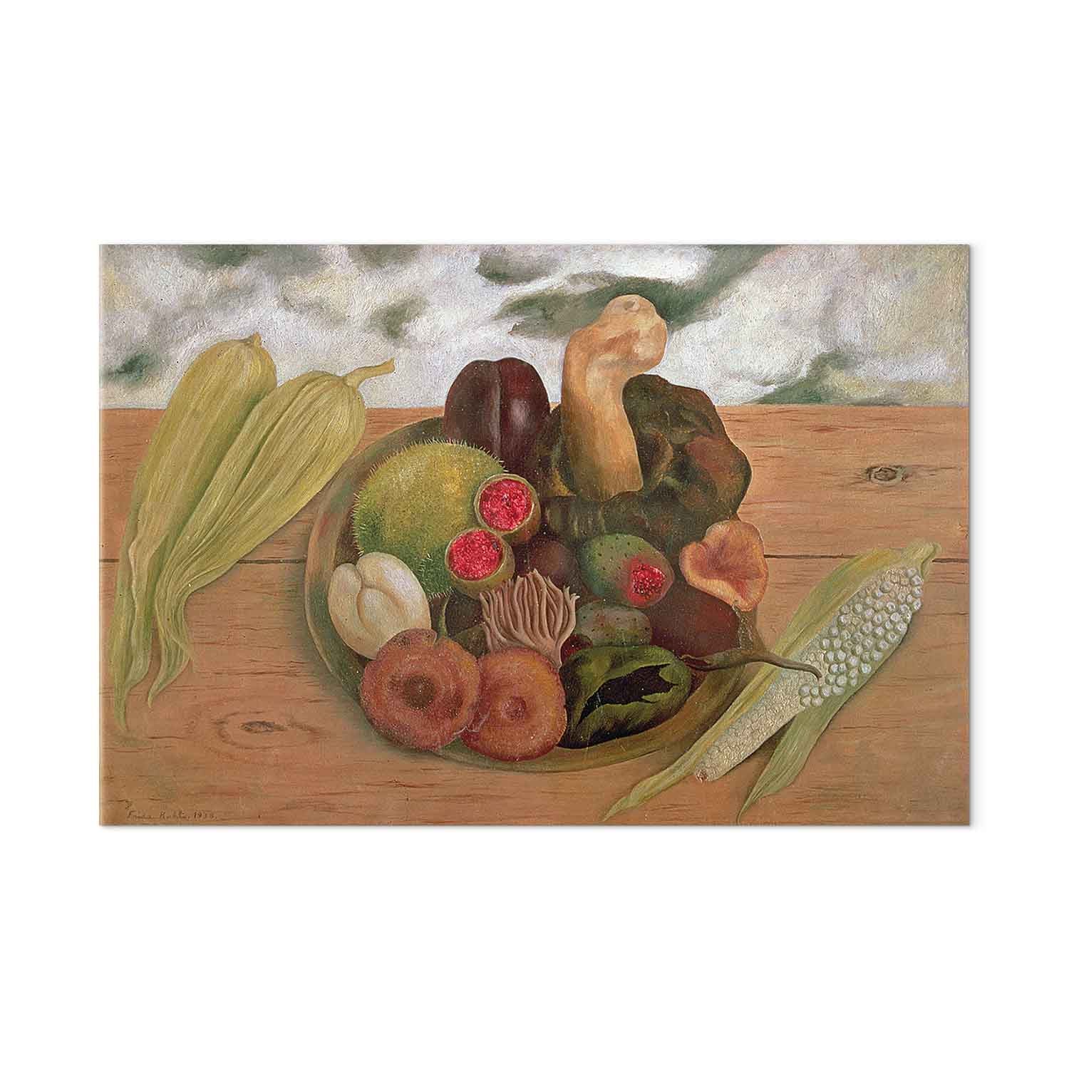 Frida Kahlo Still Life Multicolor Canvas Print