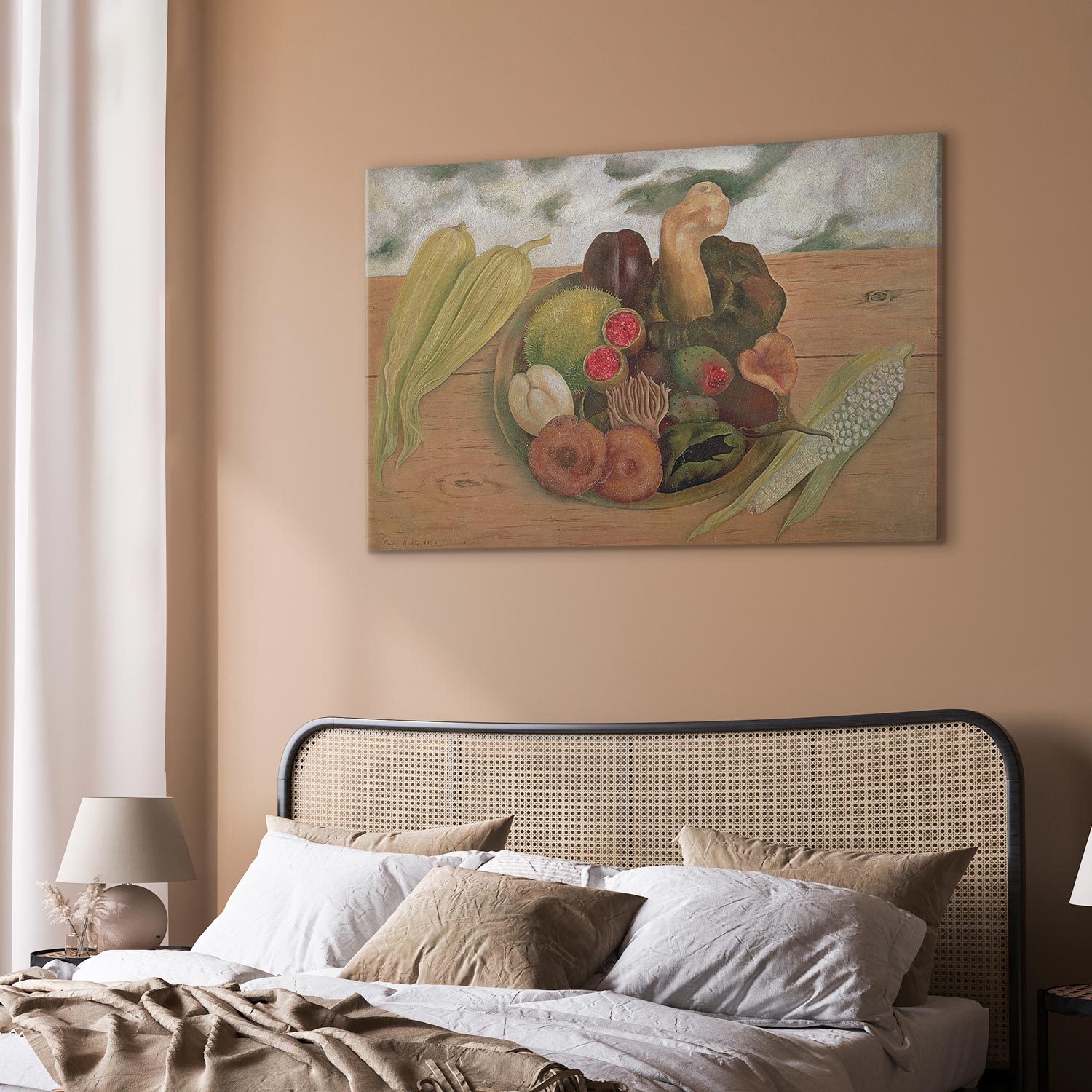 Frida Kahlo Still Life Multicolor Canvas Print