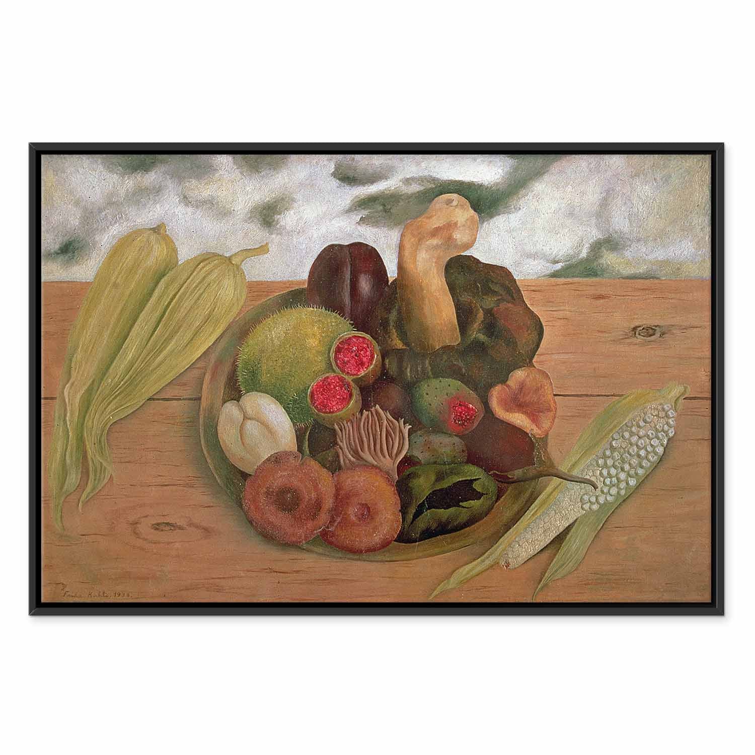 Frida Kahlo Still Life Multicolor Canvas Print