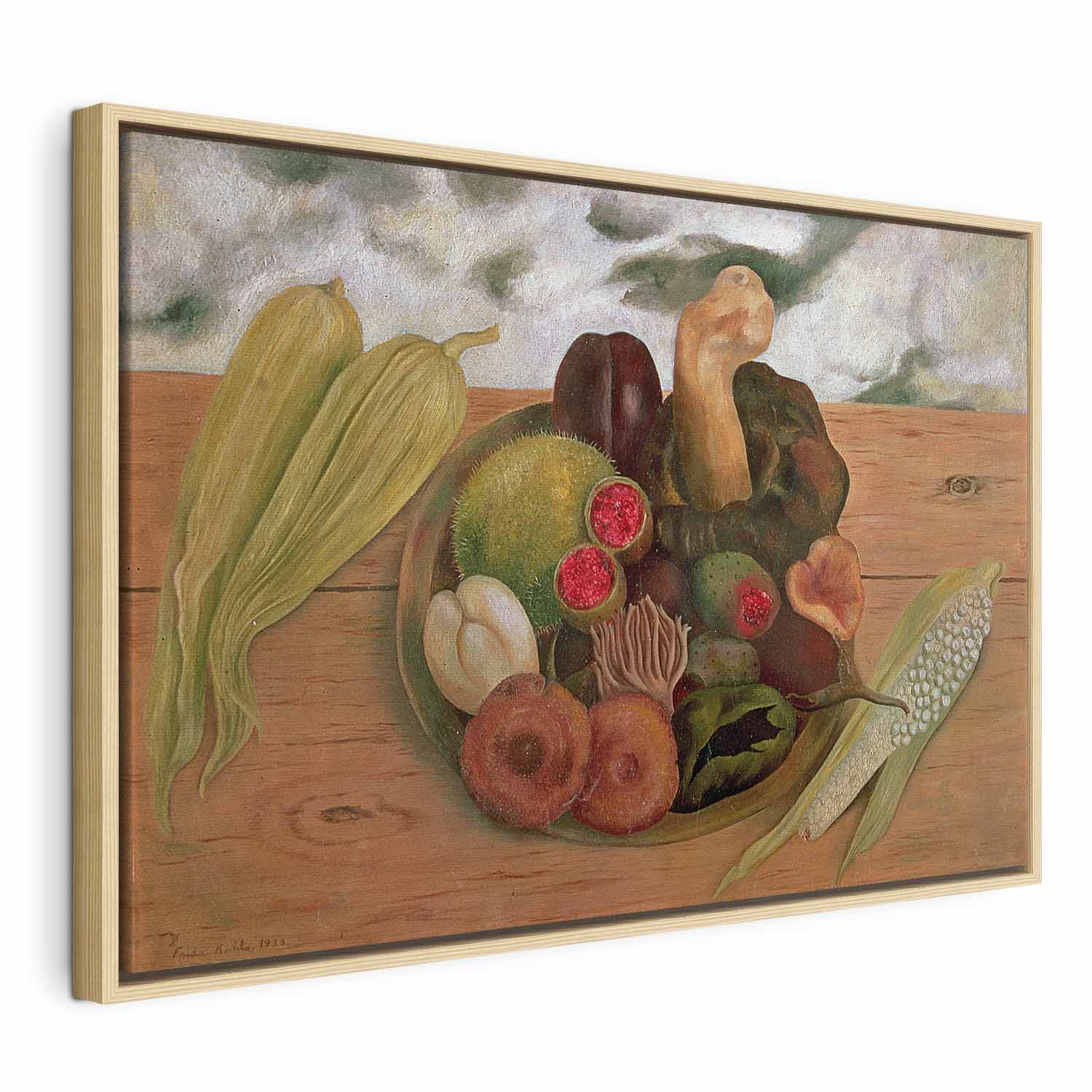 Frida Kahlo Still Life Multicolor Canvas Print
