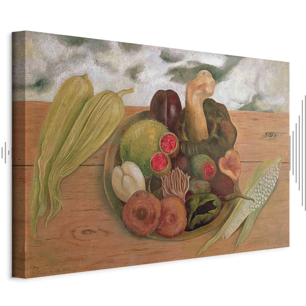 Frida Kahlo Still Life Multicolor Canvas Print