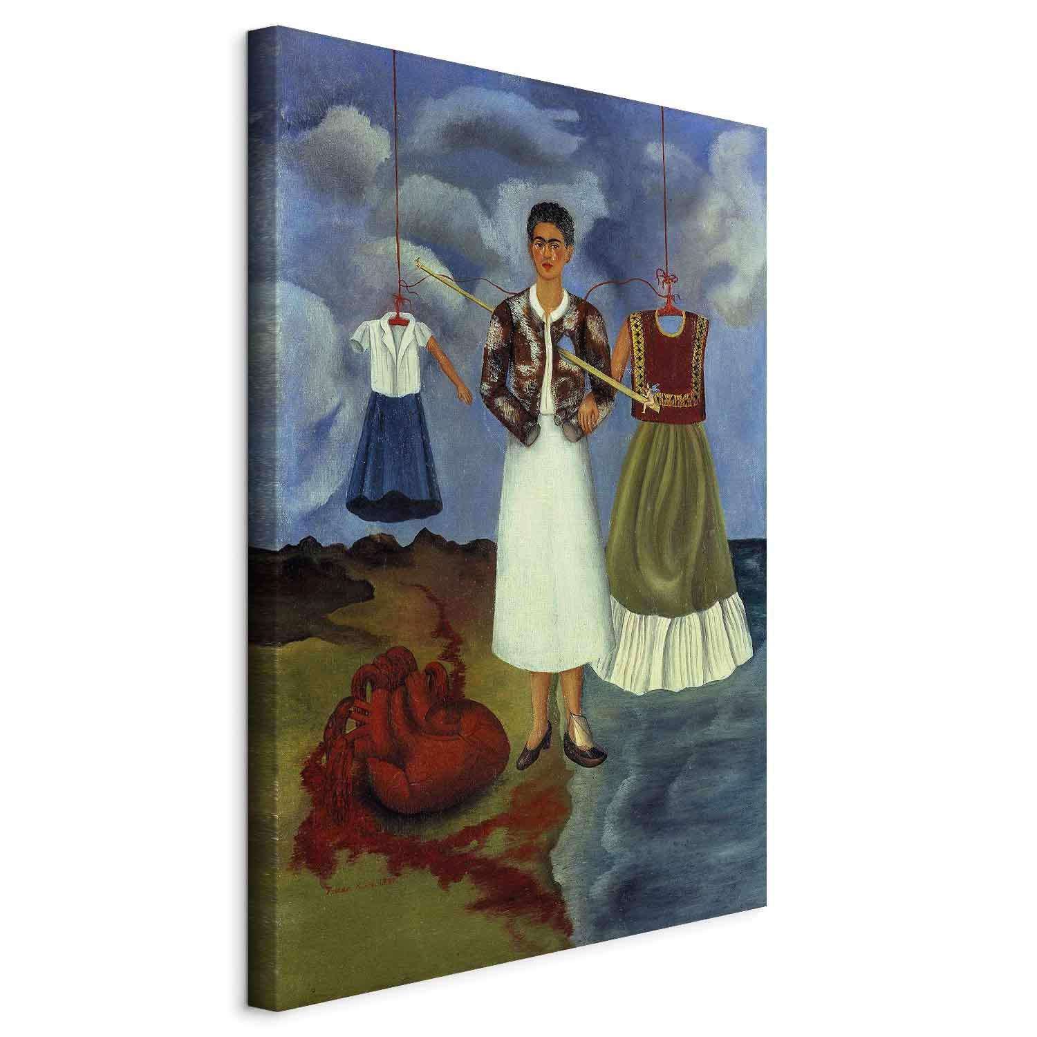 Frida Kahlo Memory The Heart Reproduction Canvas Print