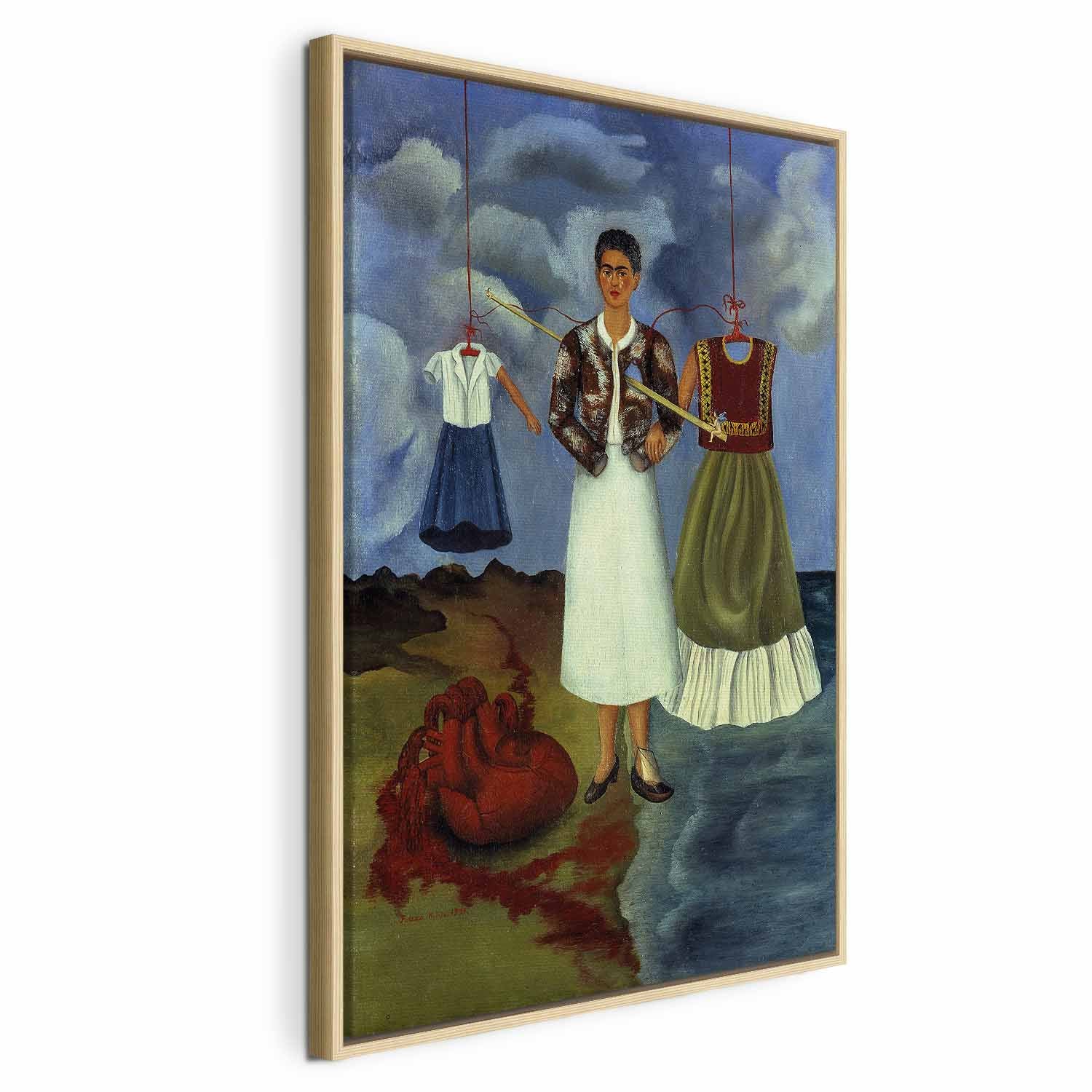 Frida Kahlo Memory The Heart Reproduction Canvas Print