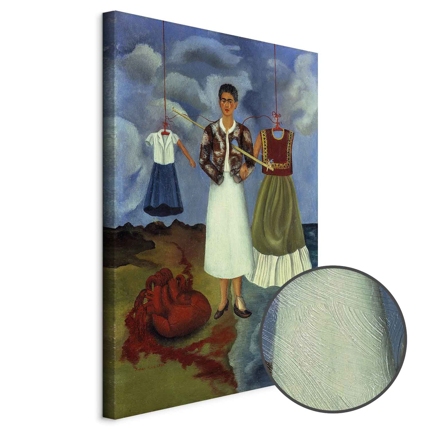 Frida Kahlo Memory The Heart Reproduction Canvas Print