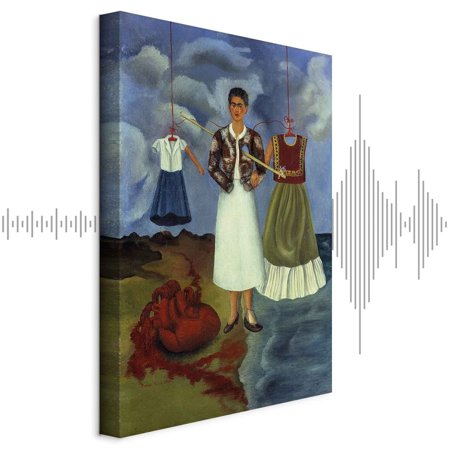 Frida Kahlo Memory The Heart Reproduction Canvas Print
