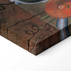 Frida Kahlo Self-Portrait Borderline Canvas Print