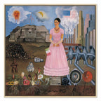 Frida Kahlo Self-Portrait Borderline Canvas Print