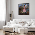 Frida Kahlo Self-Portrait Borderline Canvas Print