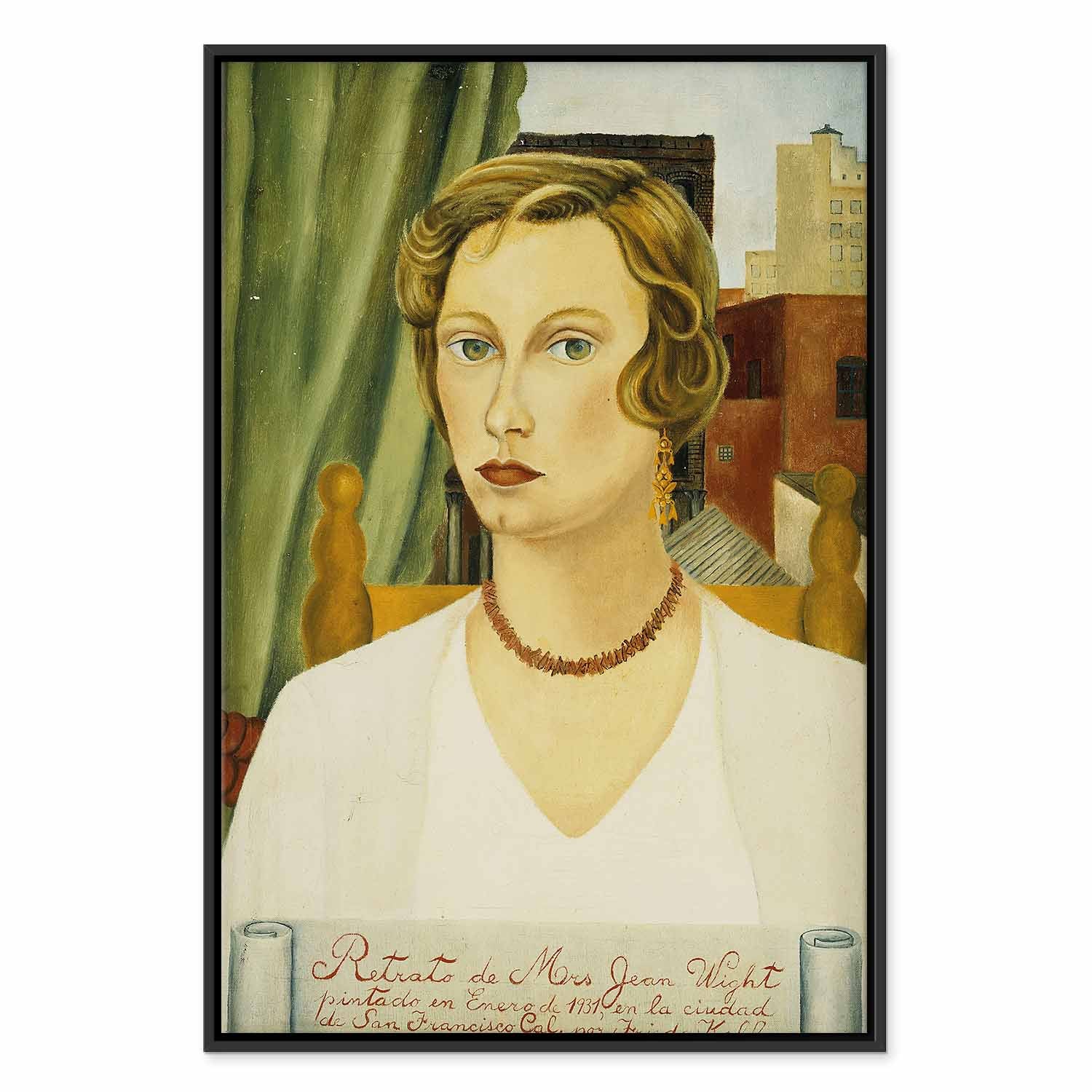 Frida Kahlo Portrait Classic Canvas Print