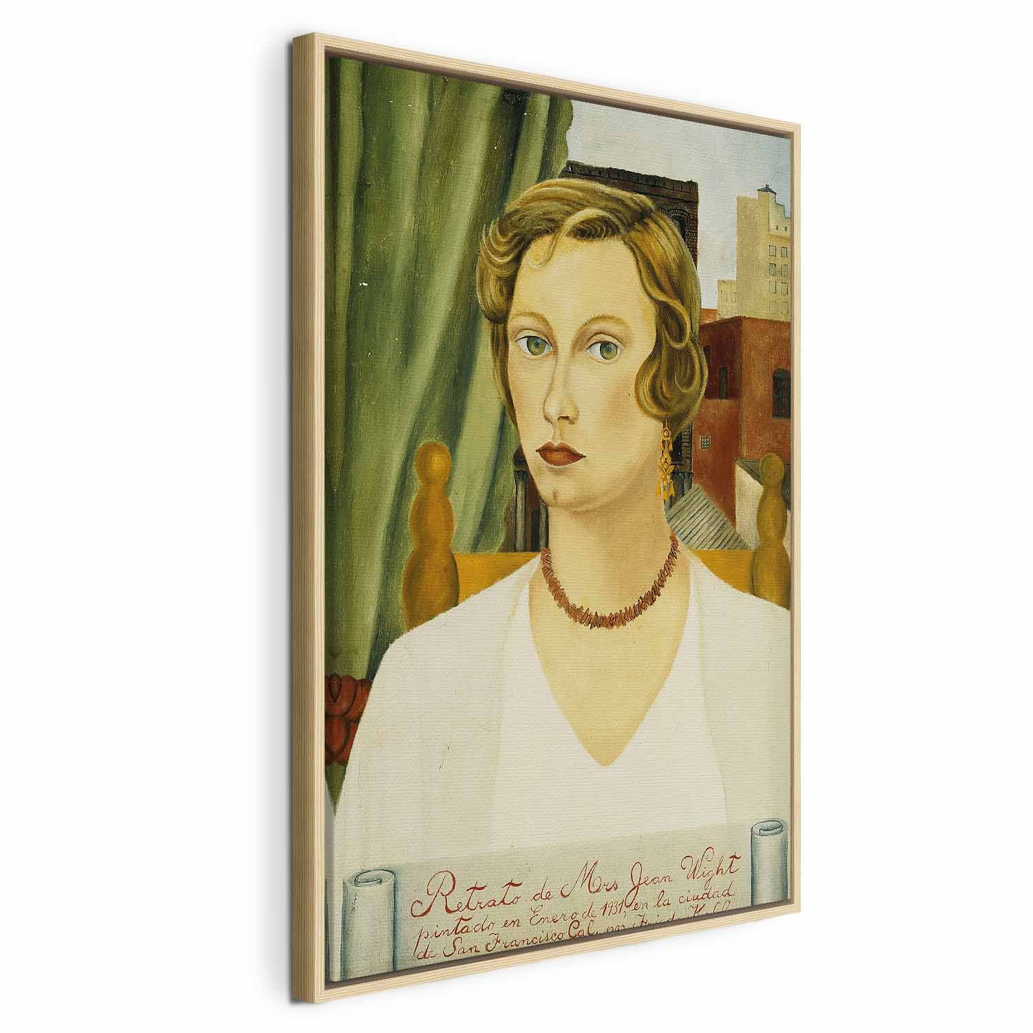 Frida Kahlo Portrait Classic Canvas Print