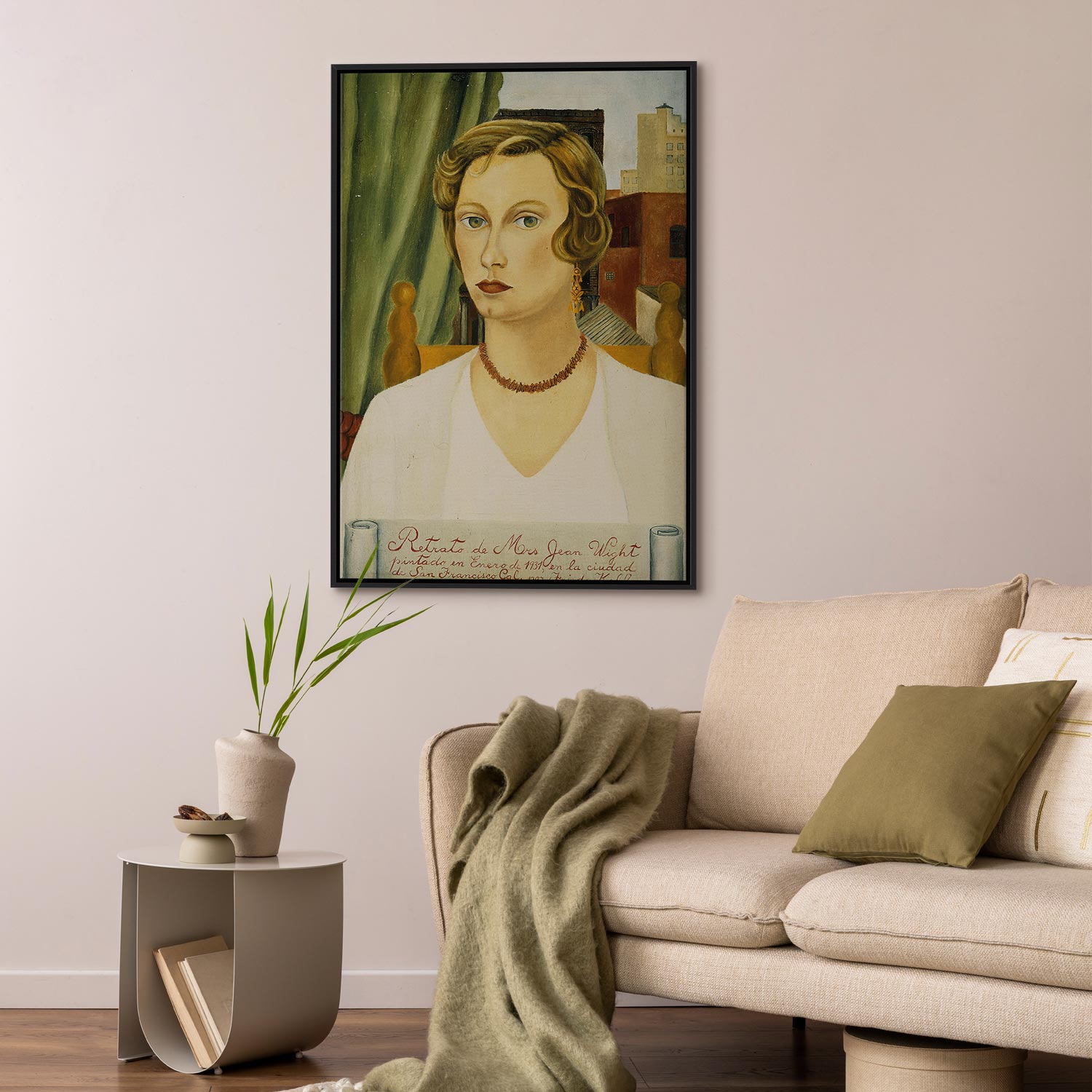 Frida Kahlo Portrait Classic Canvas Print