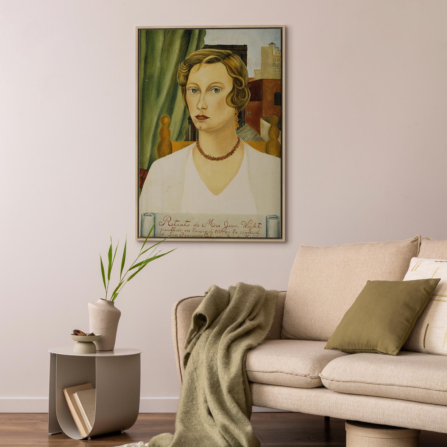 Frida Kahlo Portrait Classic Canvas Print