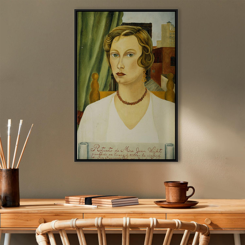 Frida Kahlo Portrait Classic Canvas Print