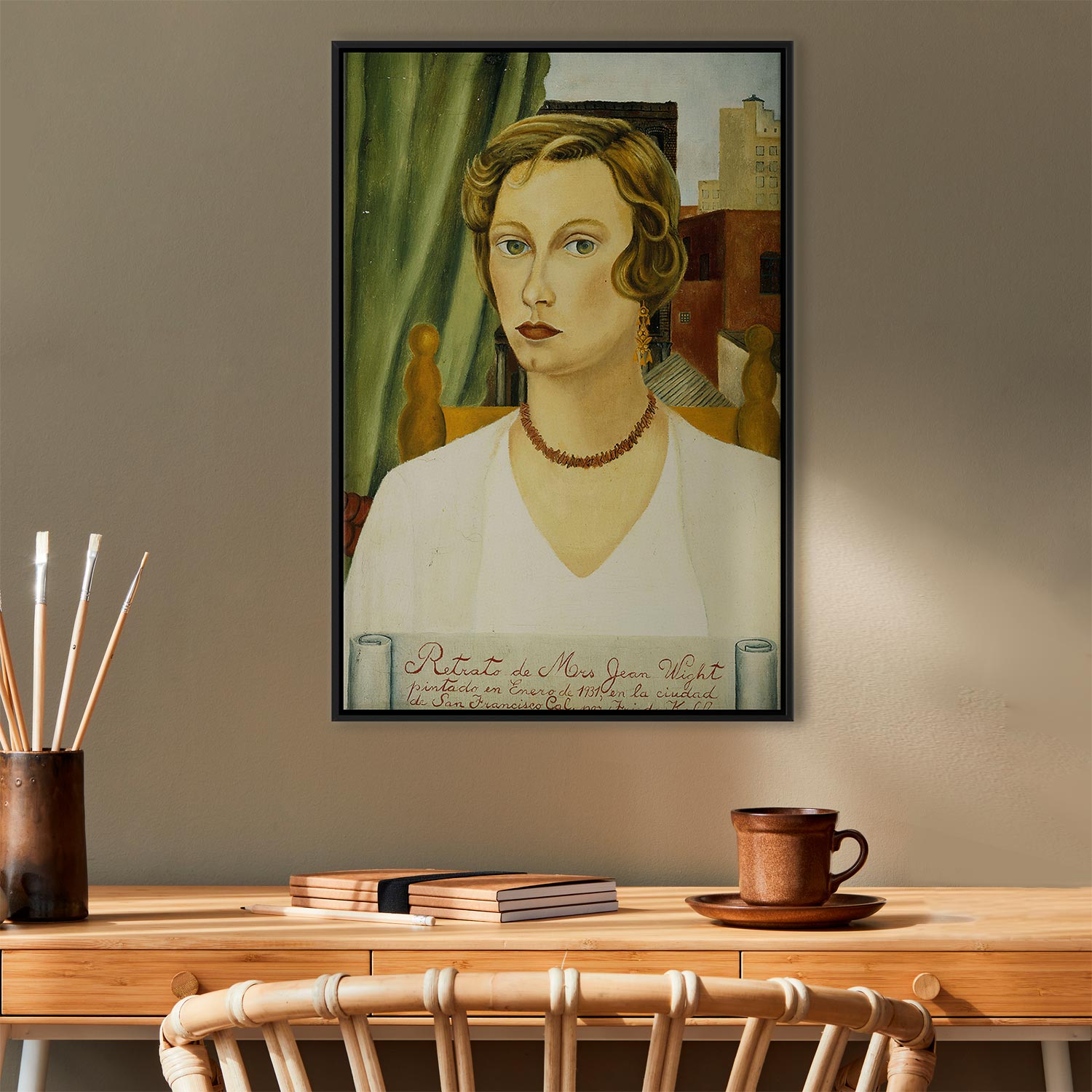 Frida Kahlo Portrait Classic Canvas Print