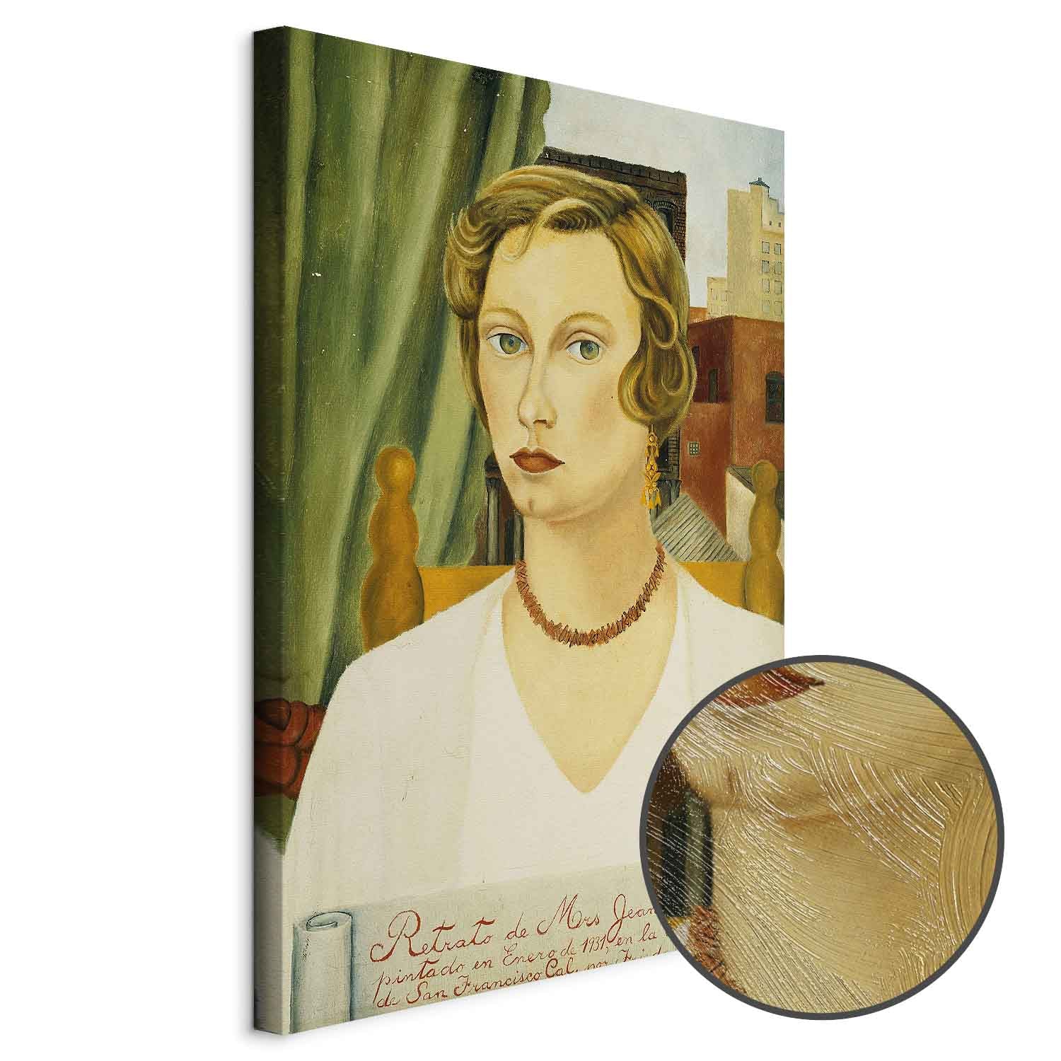 Frida Kahlo Portrait Classic Canvas Print