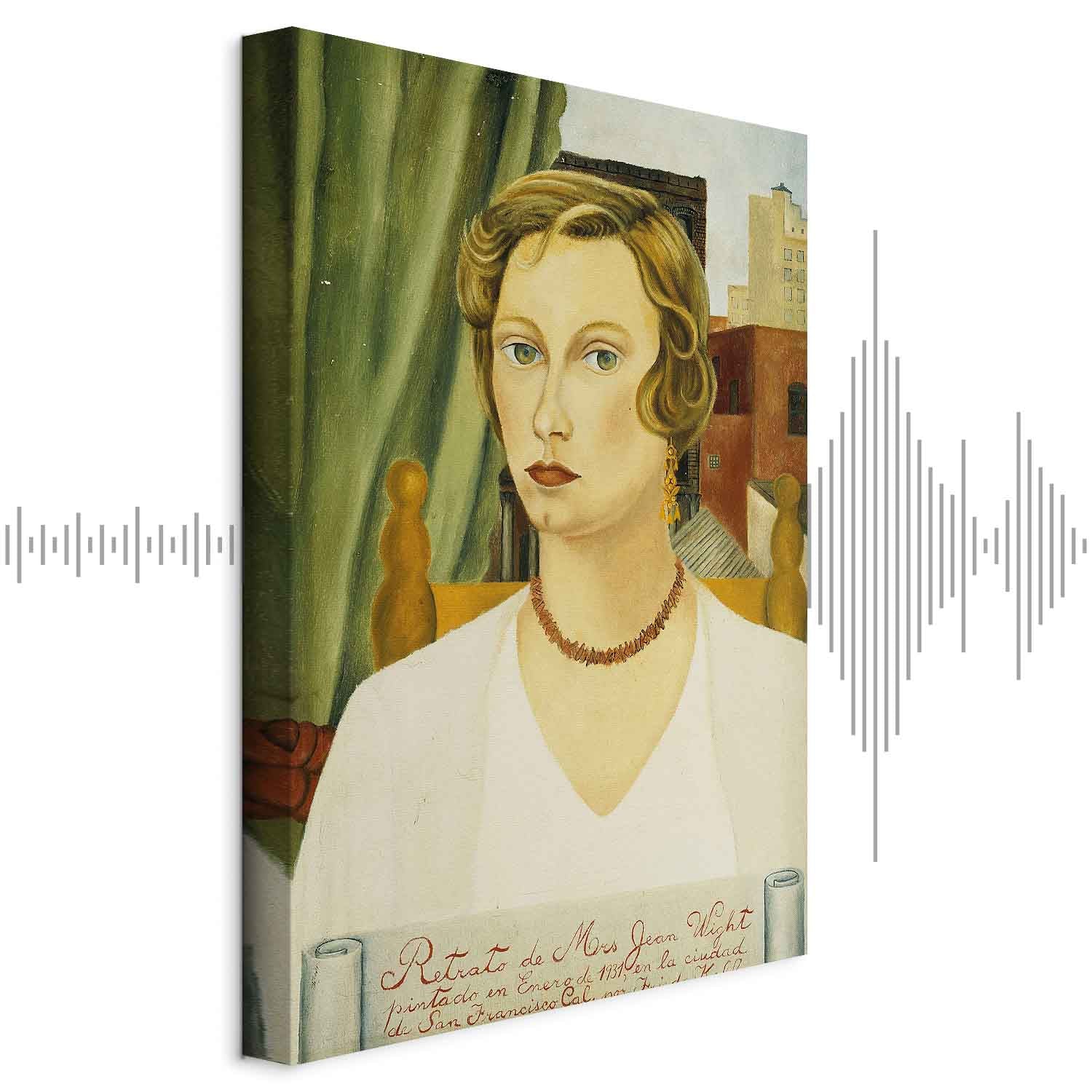 Frida Kahlo Portrait Classic Canvas Print